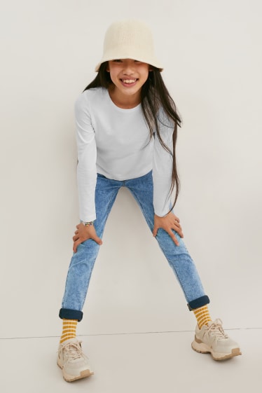 Kinderen - Jegging jeans - jeanslichtblauw