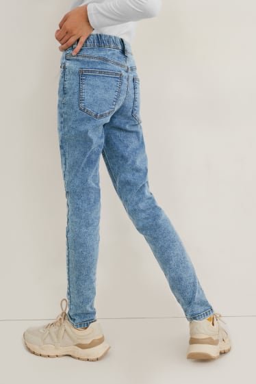 Enfants filles - Jegging jean - jean bleu clair