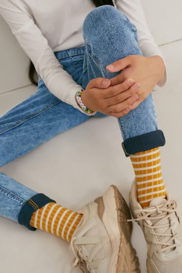 Enfants filles - Jegging jean - jean bleu clair