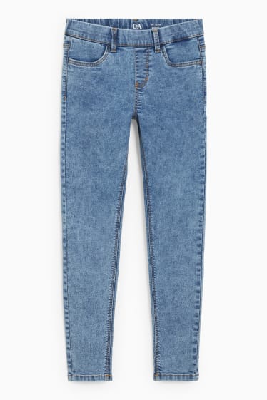 Enfants filles - Jegging jean - jean bleu clair