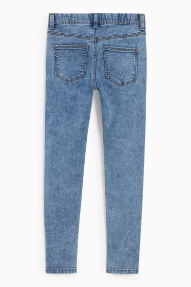 Enfants filles - Jegging jean - jean bleu clair