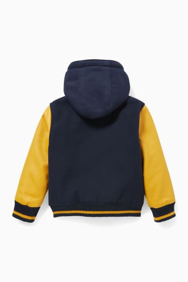 Niños - Chaqueta con capucha - azul oscuro