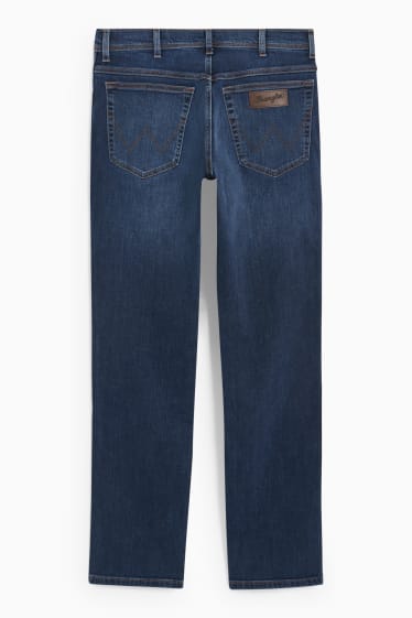 Men - Wrangler - straight jeans - denim-dark blue