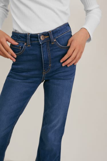 Kinder - Flare Jeans - dunkeljeansblau