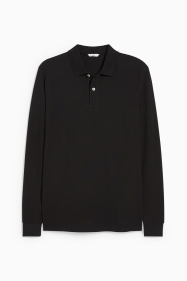 Herren - Poloshirt - schwarz