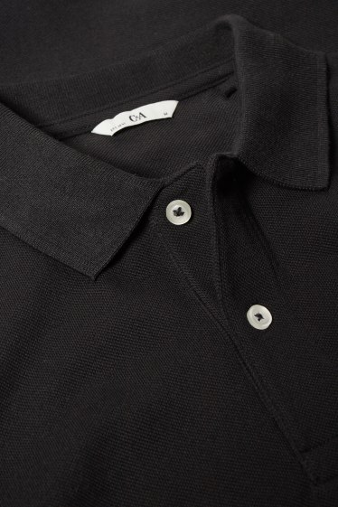 Herren - Poloshirt - schwarz