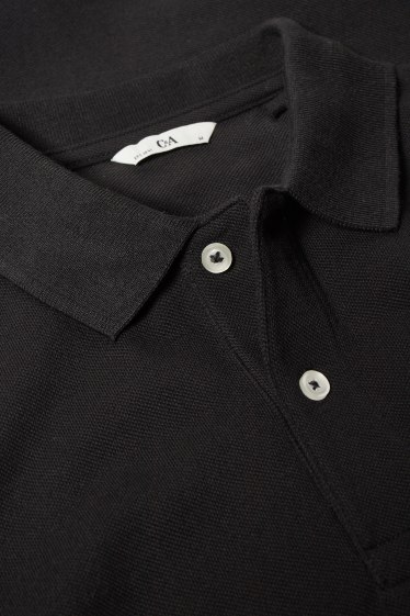 Heren - Poloshirt - zwart