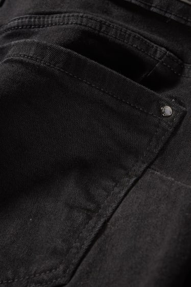 Dámské - Skinny jeans - tvarující džíny - LYCRA® - černá