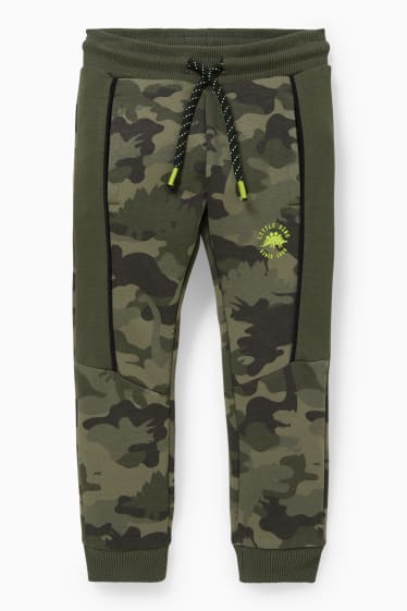 Kinder Buben - Dino - Jogginghose - khaki