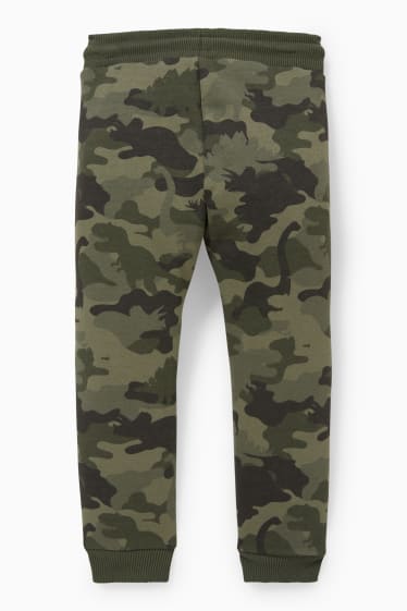 Kinder Buben - Dino - Jogginghose - khaki