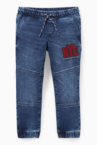 Kinderen: jongens - Straight jeans - jeansblauw