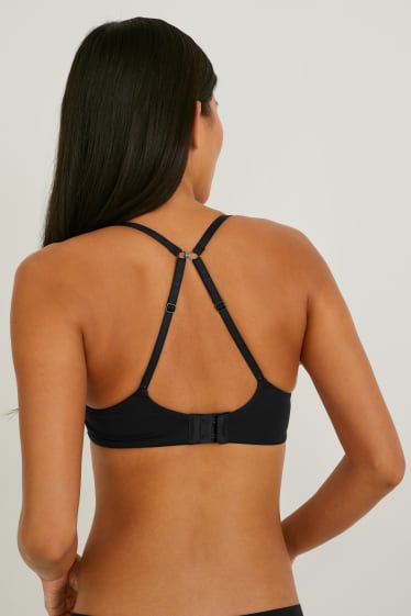 Women - Underwire bra - padded - push-up - black