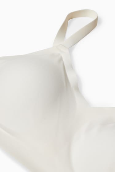 Femmes - Soutien-gorge sans armature - ampliforme - blanc crème