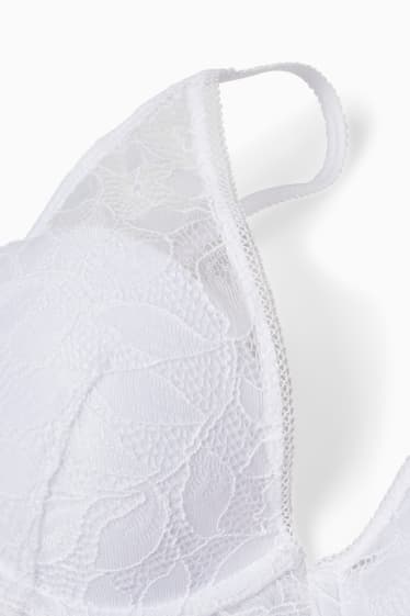 Women - Underwire bra - DEMI - padded - LYCRA® - white