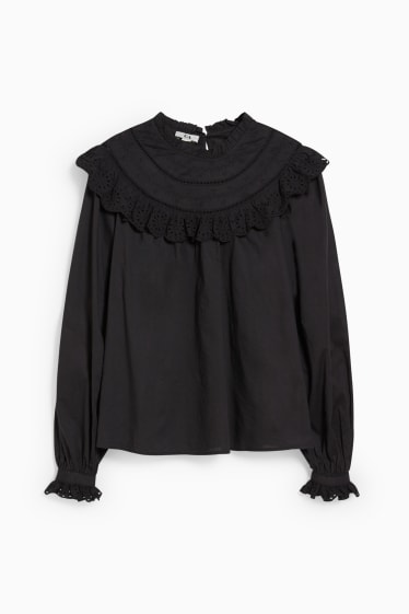 Dames - Blouse - zwart