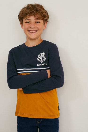 Bambini - Harry Potter - maglia a maniche lunghe - blu scuro