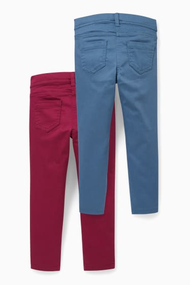 Children - Multipack of 2 - super skinny jeans - bordeaux