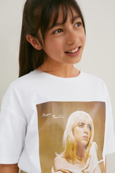 Enfants - Billie Eilish - T-shirt - blanc