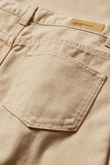 Children - Wide leg jeans - beige