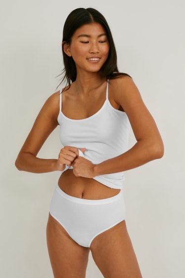 Women - Multipack of 2 - hipster briefs - white