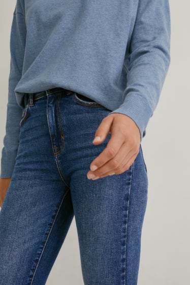 Dames - Slim jeans - high waist - LYCRA® - jeansblauw