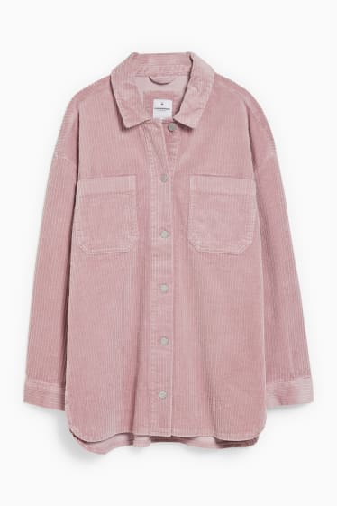 Damen - CLOCKHOUSE - Cord-Shacket - zartrosa
