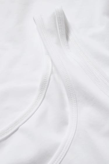 Damen - Multipack 2er - Basic-Top - weiß