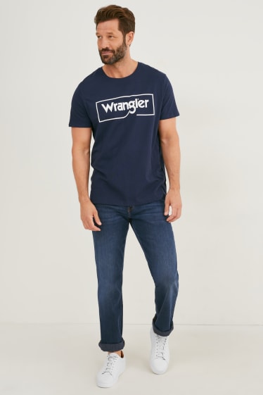 Men - Wrangler - straight jeans - denim-dark blue