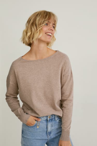 Femmes - Pull - beige