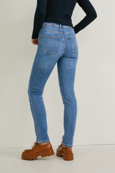 Dames - Slim jeans - high waist - LYCRA® - jeanslichtblauw