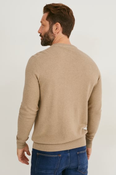 Hommes - Pullover - beige