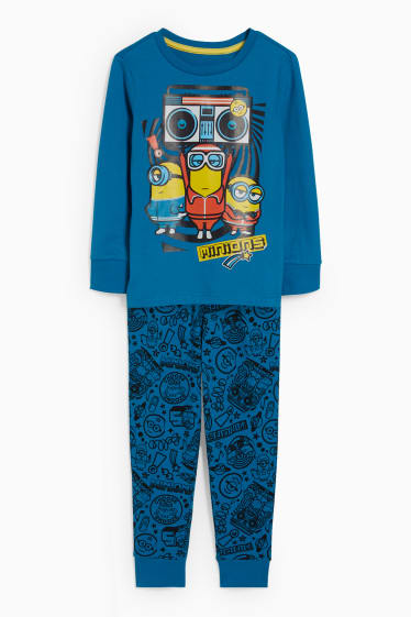 Copii - Băieți - Minionii - pijama - 2 piese - petrol