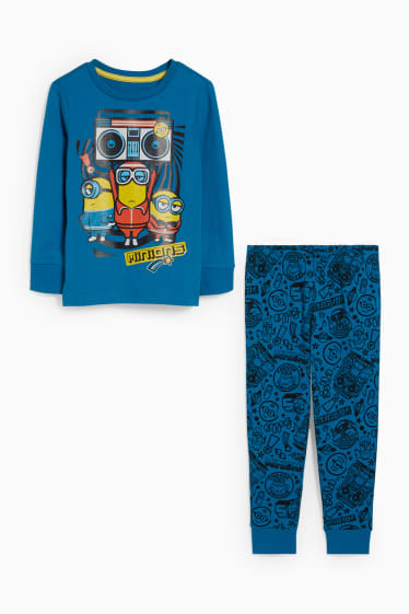 Copii - Băieți - Minionii - pijama - 2 piese - petrol