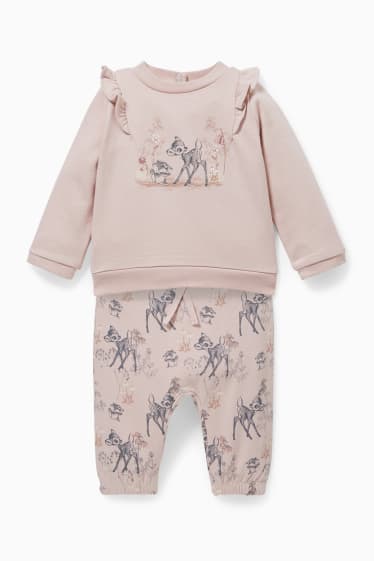 Babys - Bambi - Baby-Outfit - 2 teilig - rosa