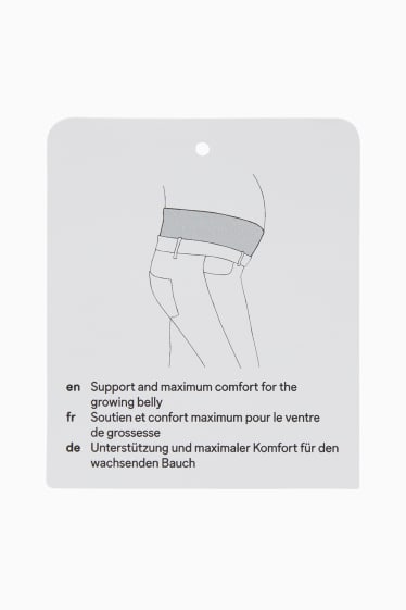 Femmes - Lot de 2 - leggings de grossesse - noir
