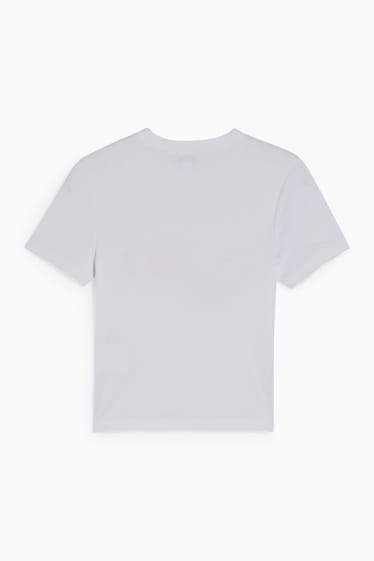 Teens & young adults - CLOCKHOUSE - cropped T-shirt - white
