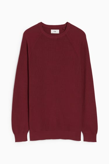 Herren - Pullover - bordeaux