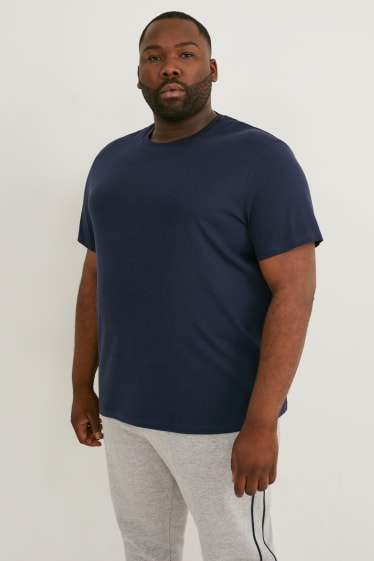 Hombre - Pack de 3 - camisetas - azul oscuro