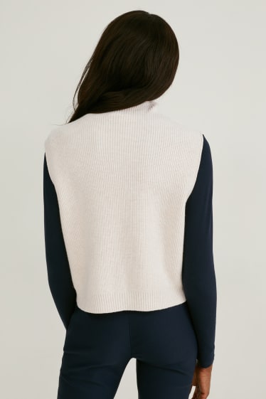 Women - Slipover - beige-melange