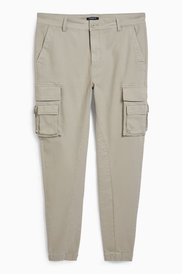 Hommes - CLOCKHOUSE - pantalon cargo - gris