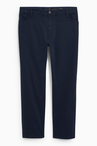 Men - Trousers - regular fit - Flex - LYCRA® - dark blue