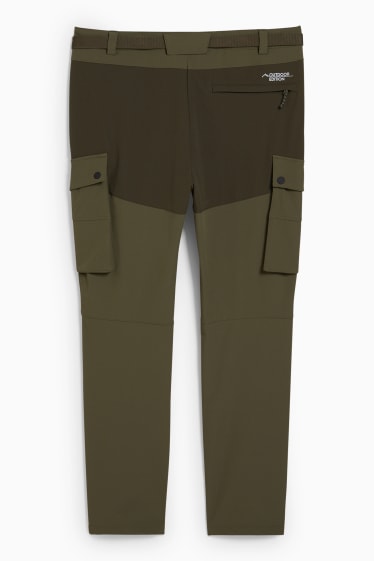 Herren - Cargohose mit Gürtel - Hiking - LYCRA® - khaki