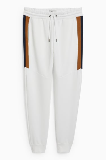Men - Joggers - cremewhite