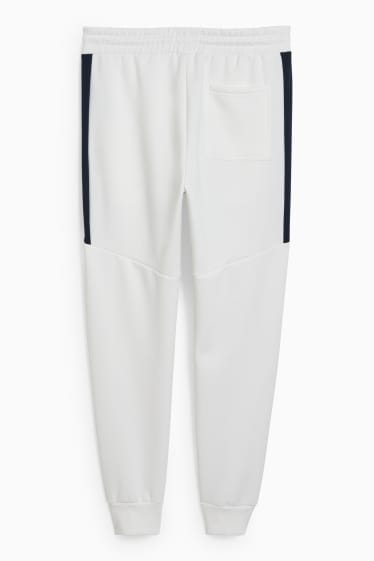 Hommes - Pantalon de jogging - blanc crème