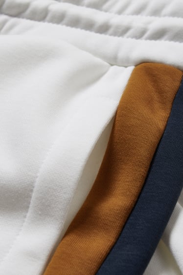 Men - Joggers - cremewhite