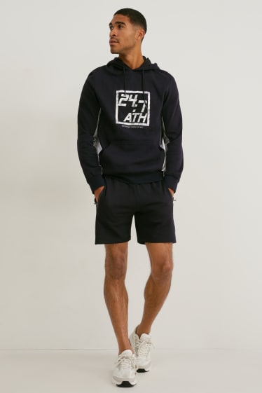 Heren - Sweatshorts - zwart