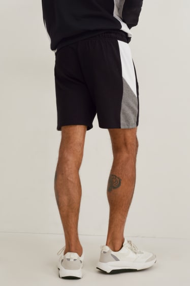 Heren - Sweatshorts - zwart