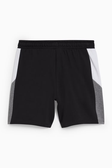 Heren - Sweatshorts - zwart