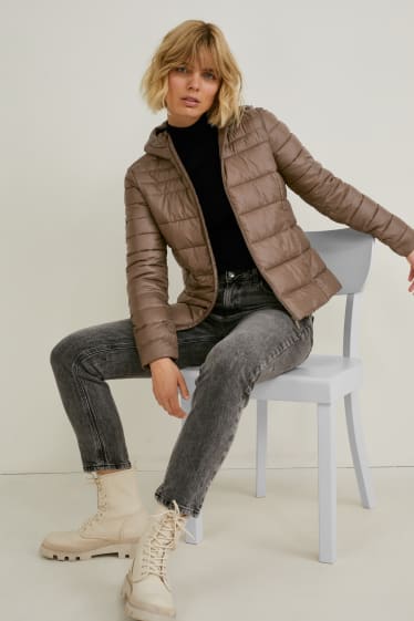 Women - Quilted gilet - khaki