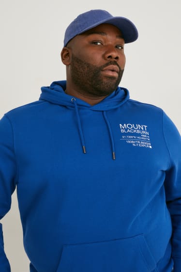 Men - Hoodie - blue